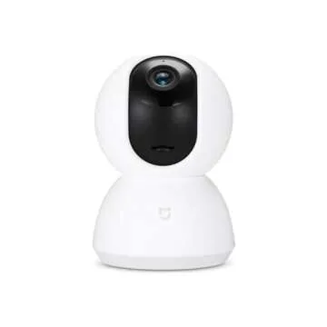 Xiaomi Mi Home Security Camera 360° 1080P, HD Home Security IP Camera Wireless WiFi Pet Camera with Sound/Motion Detection, Motion Tracking, Night Vision, 2-Way Audio, Remote View, Works with Alexa