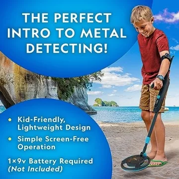 Metal Detector Kit for Kids - Waterproof & Lightweight