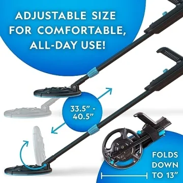 Metal Detector Kit for Kids - Waterproof & Lightweight