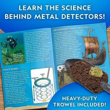 Metal Detector Kit for Kids - Waterproof & Lightweight