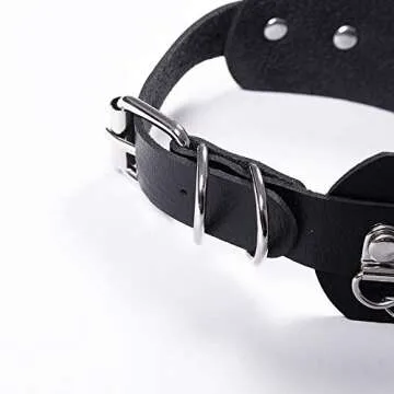 Jurxy Choker Necklace Elegant Adjustable Punk Rock Style