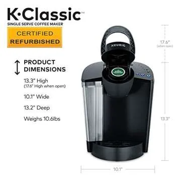 Keurig K-Classic Coffee Maker - Brew With Ease and Quality