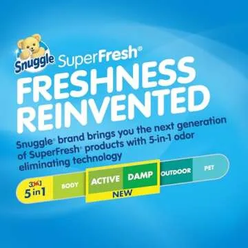 Snuggle Plus Super Fresh Liquid Fabric Softener with Odor Eliminating Technology, Original, 95 Fluid Ounces, 90 Loads