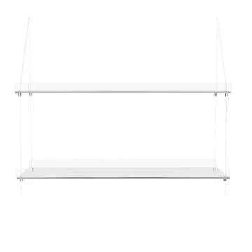 Mykunzite Hanging Window Plant Shelves (20"x6"x34", 2 Shelves)