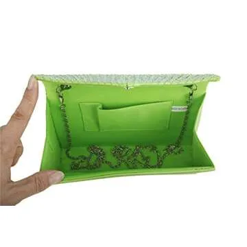 Nodykka Purses and Handbags Envelope Evening Clutch Crossbody Bags Classic Wedding Party Shoulder Bag for Women
