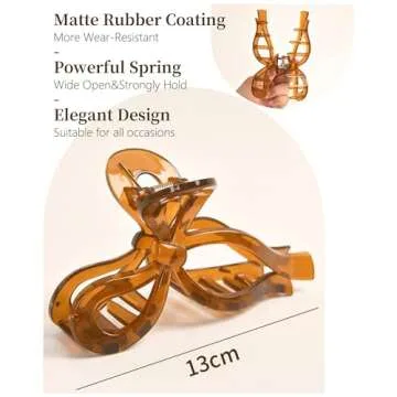 Chic Yanibest Bow Hair Claw Clips for All Hair Types