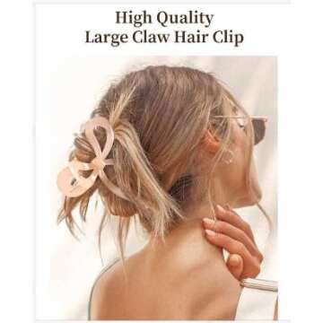Chic Yanibest Bow Hair Claw Clips for All Hair Types