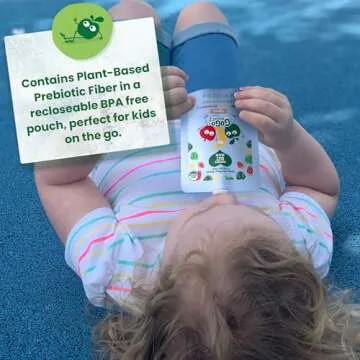 GoGo squeeZ Happy tummieZ Organic Apple Banana Strawberry, 3.2 oz (Pack of 24), Kids Snacks with Prebiotic Fiber, Gluten Free, Nut Free, Dairy Free Gut-Friendly Snack