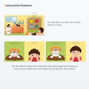 Pull Pull Pop! Fun Interactive Book for Toddlers