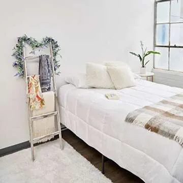 5ft Rustic Blanket Ladder for Stylish Home Decor