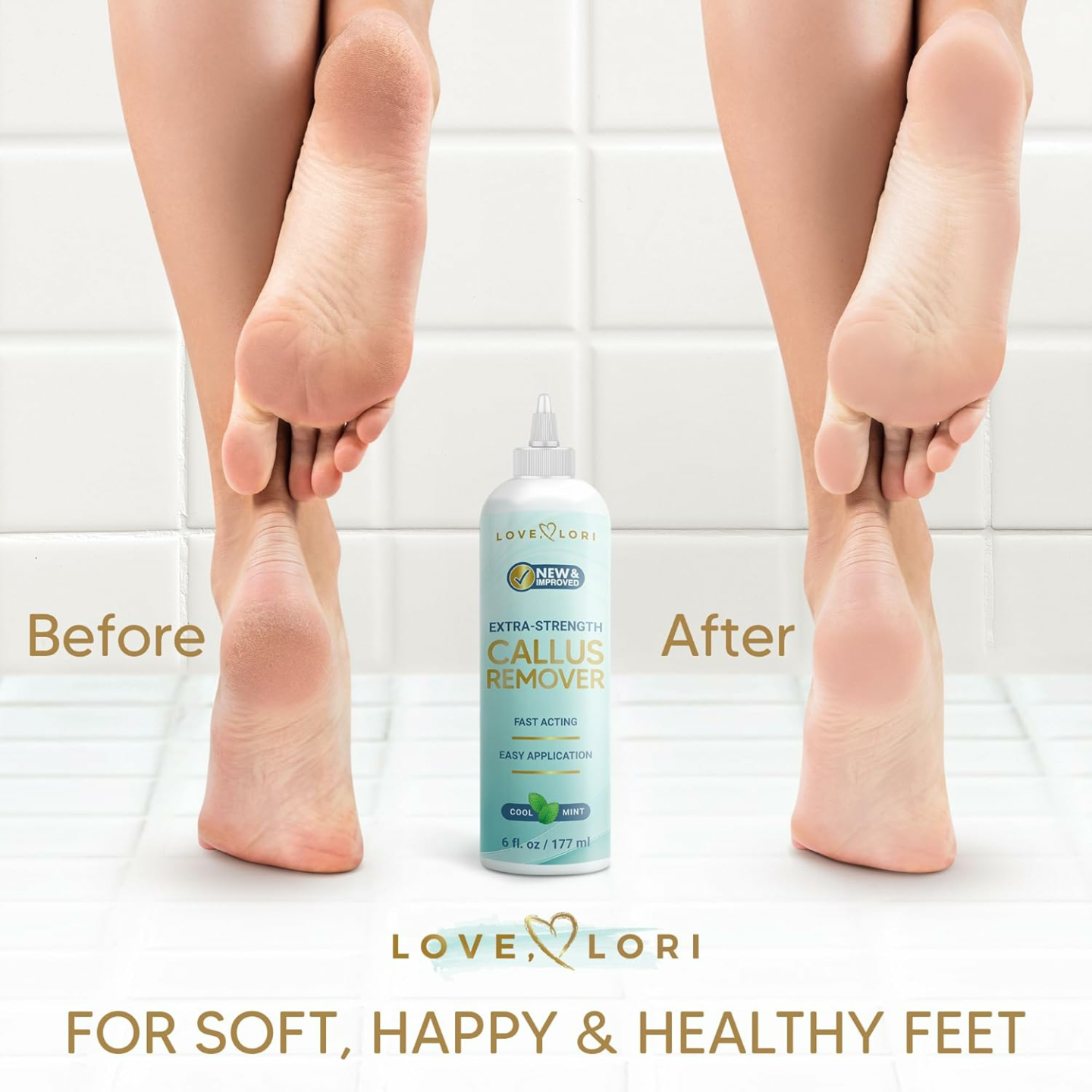 Callus Remover Gel - Extra Strength for Feet Scrubbing