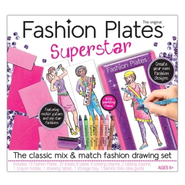 Fashion Plates Superstar: Mix & Match Drawing Kit