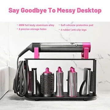 Foho Storage Holder for Dyson Airwrap - 8-Hole Organizer
