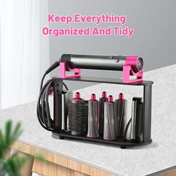 Foho Storage Holder for Dyson Airwrap - 8-Hole Organizer