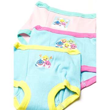 Baby Shark Training Pant Multipacks with Success Tracking Chart & Stickers, Sizes 18M, 2T, 3T, 4T