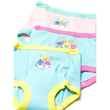 Baby Shark Training Pant Multipacks with Success Tracking Chart & Stickers, Sizes 18M, 2T, 3T, 4T