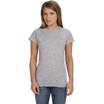 Gildan Ladies Softstyle T Shirt in Sport Grey X-Large