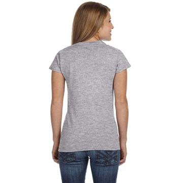 Gildan Ladies Softstyle T Shirt in Sport Grey X-Large