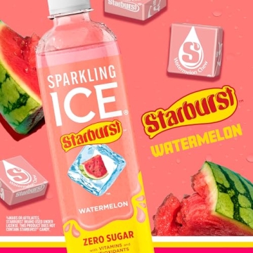 Sparkling Ice STARBURST Watermelon - Zero Sugar Drink
