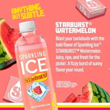 Sparkling Ice STARBURST Watermelon - Zero Sugar Drink