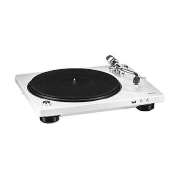 Denon DP-450USB Semi-Automatic Analog Turntable, USB Output for Recording, Speed Auto Sensor, Specia...