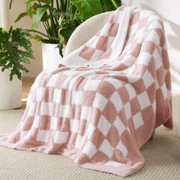 Stylish Bedsure Checkered Throw Blanket for All Occasions