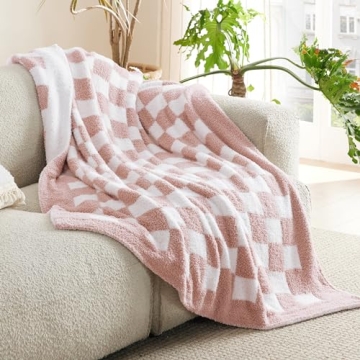 Stylish Bedsure Checkered Throw Blanket for All Occasions