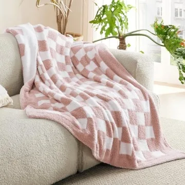 Stylish Bedsure Checkered Throw Blanket for All Occasions