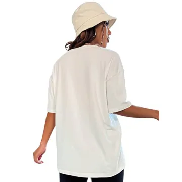 Verdusa Women's Oversized Letter Graphic Tee - Stylish Comfort