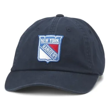 AMERICAN NEEDLE New York Rangers NHL Baseball Hat - Casual Adjustable Fit Dad Cap, Blue Line Collect...