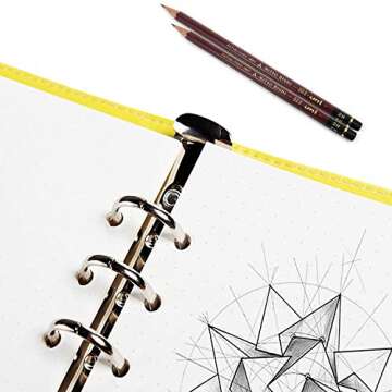 A6 Refill Paper, 3 Pack Loose Leaf Paper, 6-Holes Inserts Dotted Filler Paper Leather Journal Notebook Refillable Paper for 6 Ring Refillable A6 Binder Notebook Planner (135 Sheets 270 Pages)