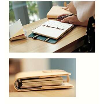 A6 Refill Paper, 3 Pack Loose Leaf Paper, 6-Holes Inserts Dotted Filler Paper Leather Journal Notebook Refillable Paper for 6 Ring Refillable A6 Binder Notebook Planner (135 Sheets 270 Pages)