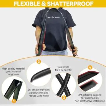 Custom Window Visor for 2002-2008 Dodge Ram 1500 2500 3500