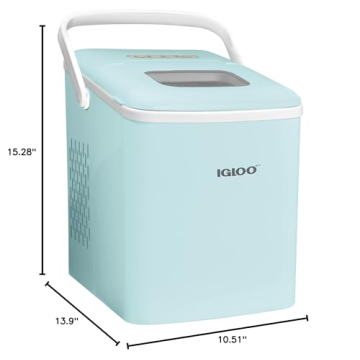 Igloo Portable Ice Maker – Self-Cleaning & Fast Ice