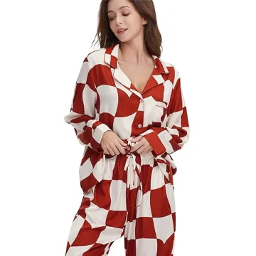 YiNi LuLu Silk Satin Pajamas Set for Women - Stylish Comfort