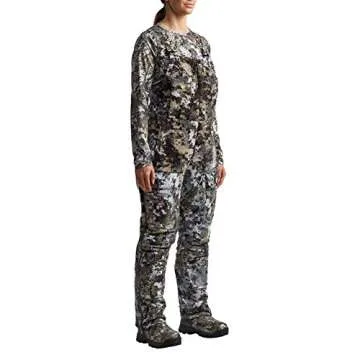 SITKA Gear Women's Hunting Camo Windproof Insulated Fanatic Bib, Elevated II, Small