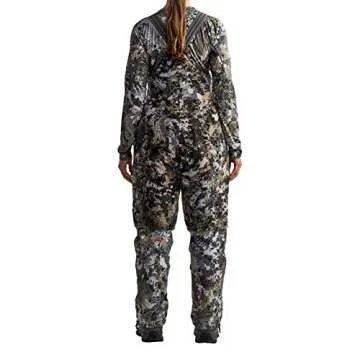 SITKA Gear Women's Hunting Camo Windproof Insulated Fanatic Bib, Elevated II, Small