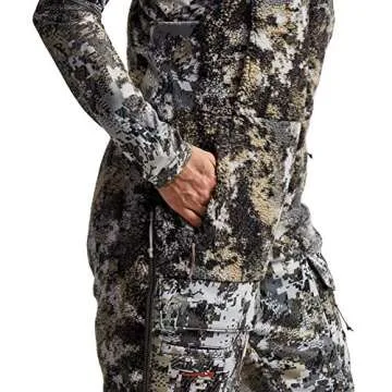 SITKA Gear Women's Hunting Camo Windproof Insulated Fanatic Bib, Elevated II, Small