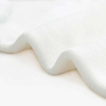 Womens Ankle Socks Full Cushioned Cotton Socks 6 Pairs Anti-blister Quarter Athletic Socks 7-10/10-1...