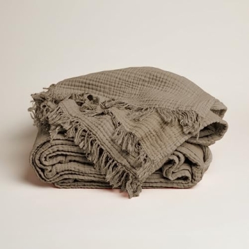 SkyNature Muslin Toss Blanket for Cozy Times