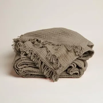 SkyNature Muslin Toss Blanket for Cozy Times