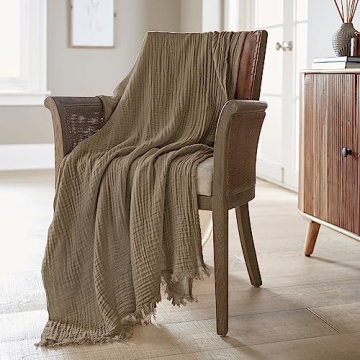 SkyNature Muslin Toss Blanket for Cozy Times