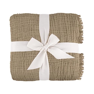 SkyNature Muslin Toss Blanket for Cozy Times