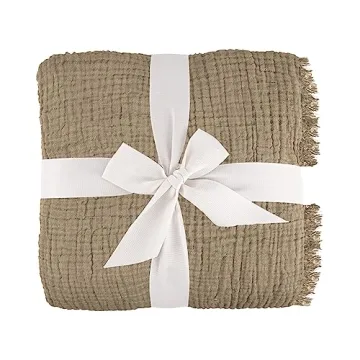 SkyNature Muslin Toss Blanket for Cozy Times
