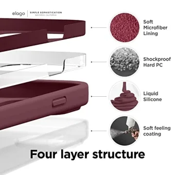 elago iPhone 14 Pro Max Liquid Silicone Case - Slim, Shockproof