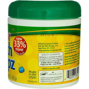 Taste Beauty Crayola Bath Dropz - Colorful Bath Fun for Kids