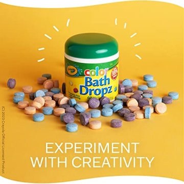 Taste Beauty Crayola Bath Dropz - Colorful Bath Fun for Kids