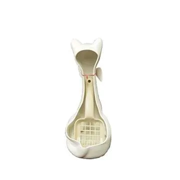 New Age Pet Scoopy Cat Litter Holder w/Scoop,White (IND003W)