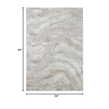 GLORY RUGS Abstract Area Rug Modern Contemporary Faded Soft for Living Room Dining Room Bedroom Home...