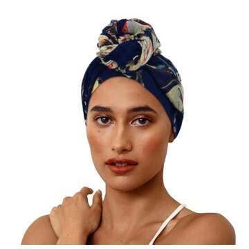 GERINLY Fashion Dark Blue Scarf for Women